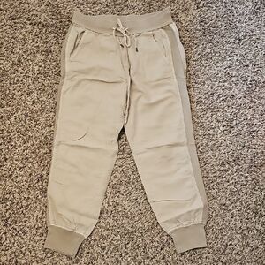 Beige Jogger Pants